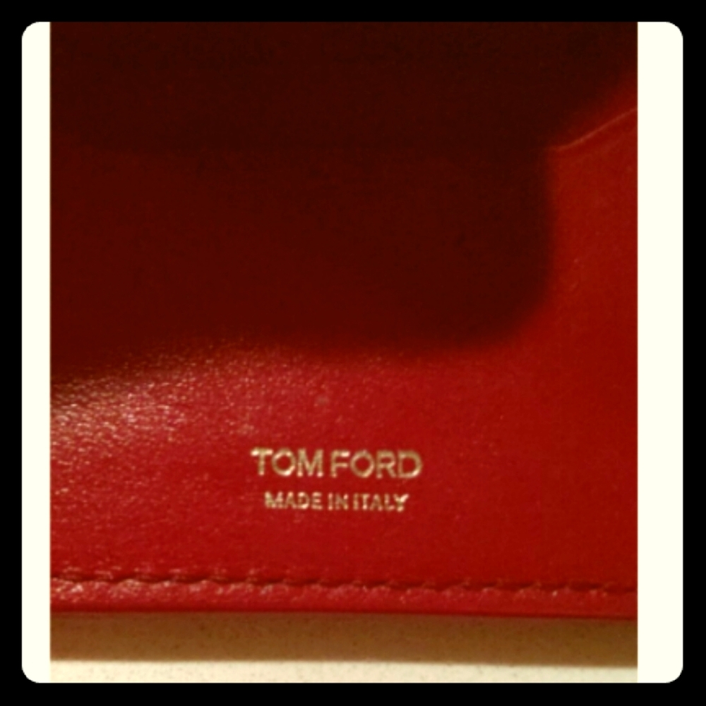 TOM FORD Men's bifold money clip wallet